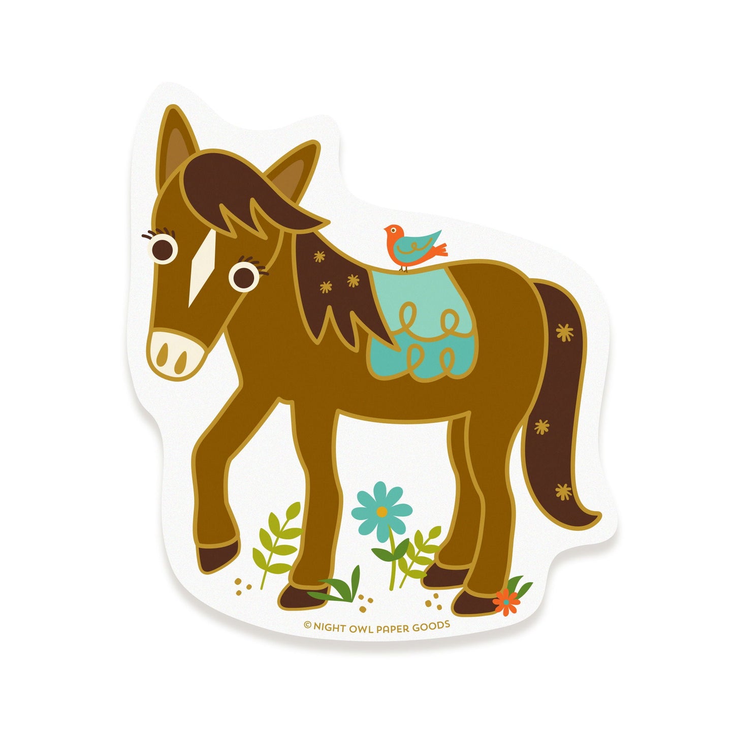Horse Vinyl Sticker