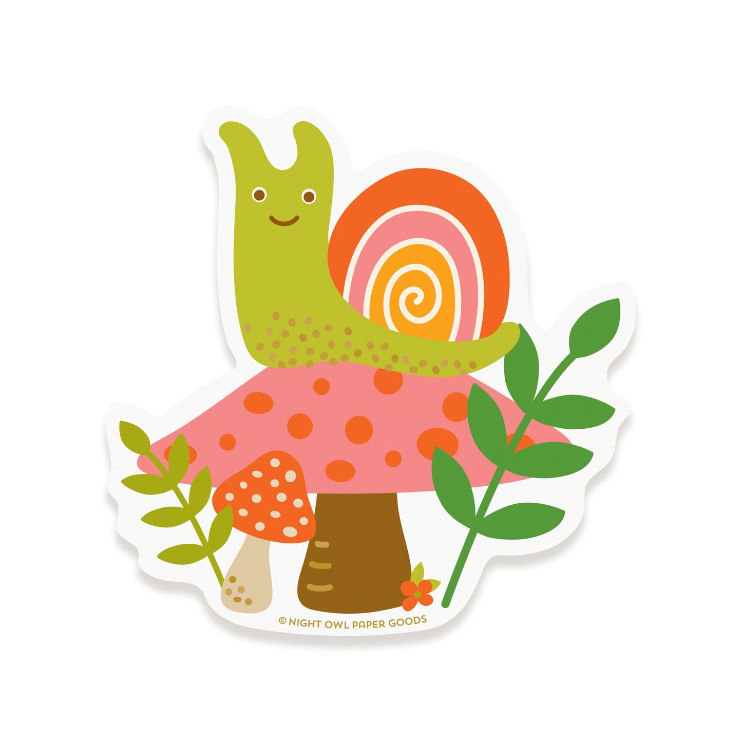 Snail Vinyl Sticker