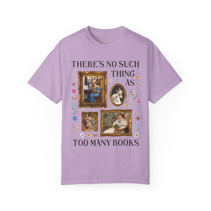 Too Many Books Tee Shirt