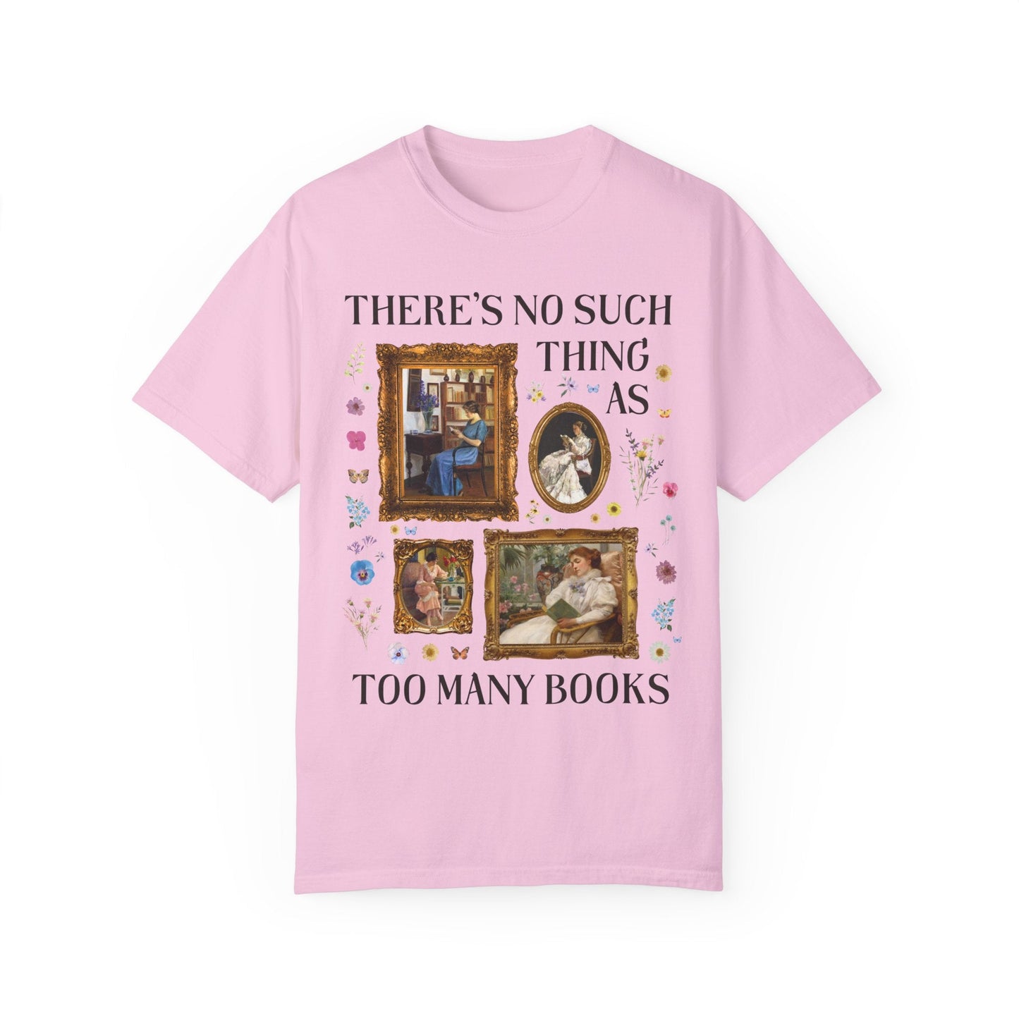 Too Many Books Tee Shirt