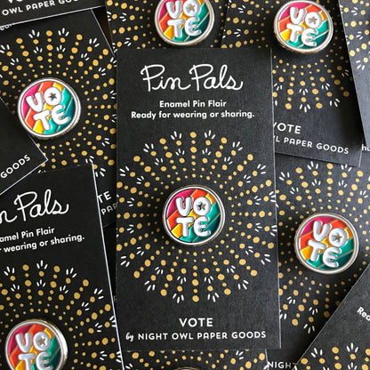 Vote Enamel Pin