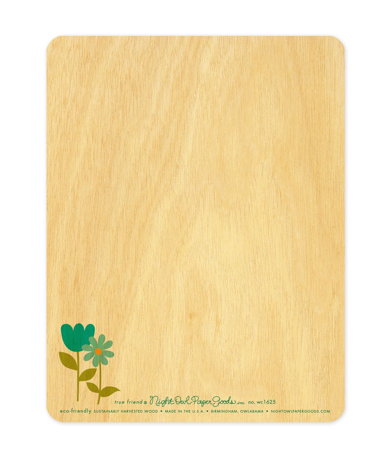 True Friend Wood Friendship Card