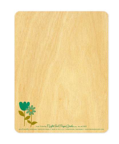 True Friend Wood Friendship Card