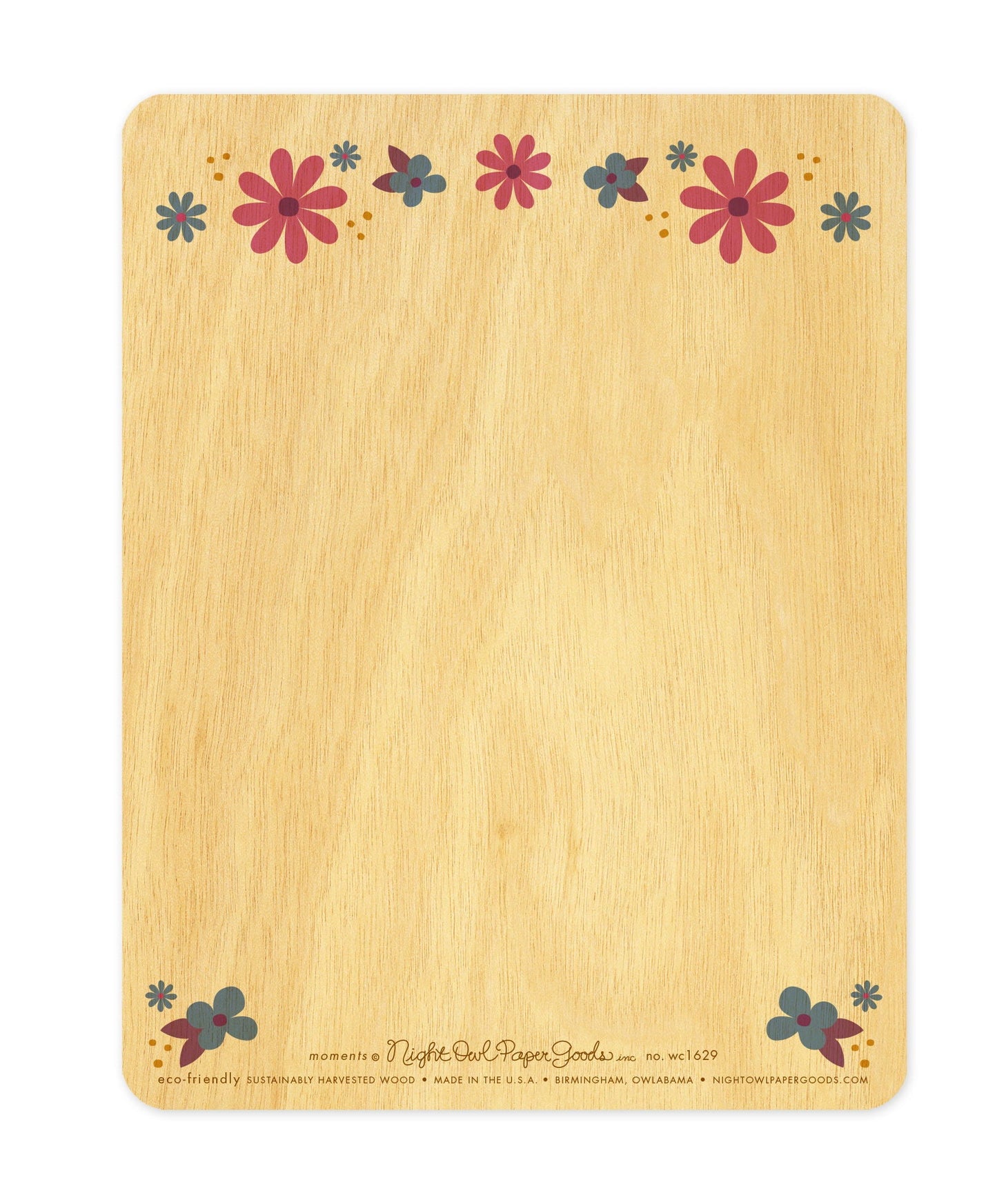 Mom Moments Wood Mother's Day Card