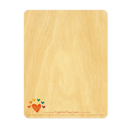 All My Heart Wood Love Card
