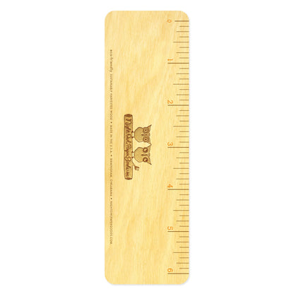 Seahorse Wood Bookmark/Ruler