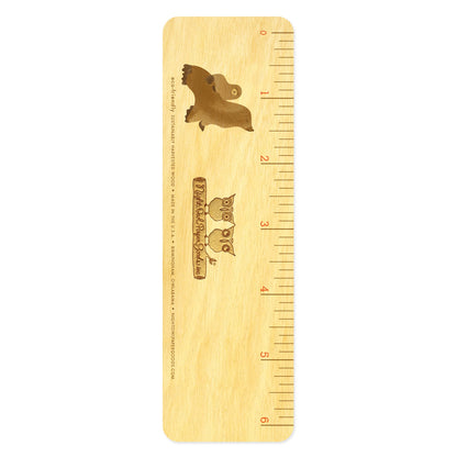 Sunning Sea Lions Wood Bookmark/Ruler