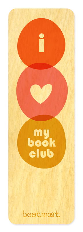 Book Club Mini Wood Bookmark