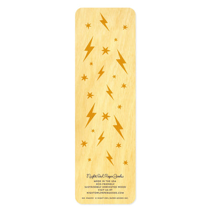 Super Powers Wood Bookmark