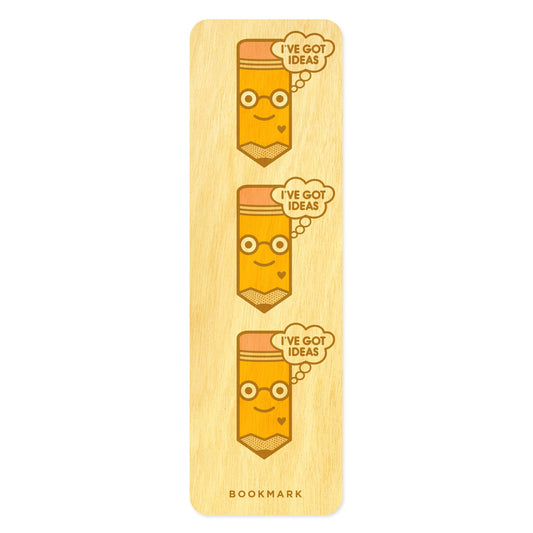 Ideas Wood Bookmark