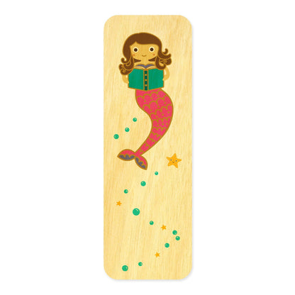 Mermaid Tales Bookmark Birthday Card