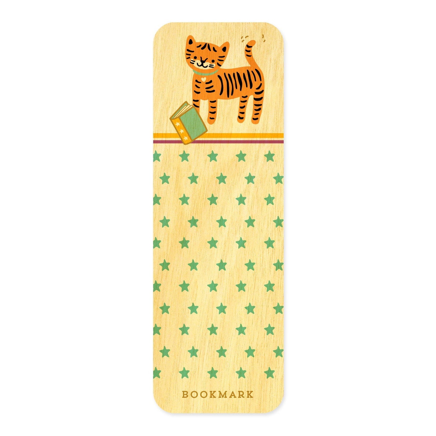 Tiger Tales Book Buddies Wood Mini Bookmark + Pin Gift Set - Original