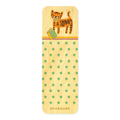 Tiger Tales Book Buddies Wood Mini Bookmark + Pin Gift Set - Original