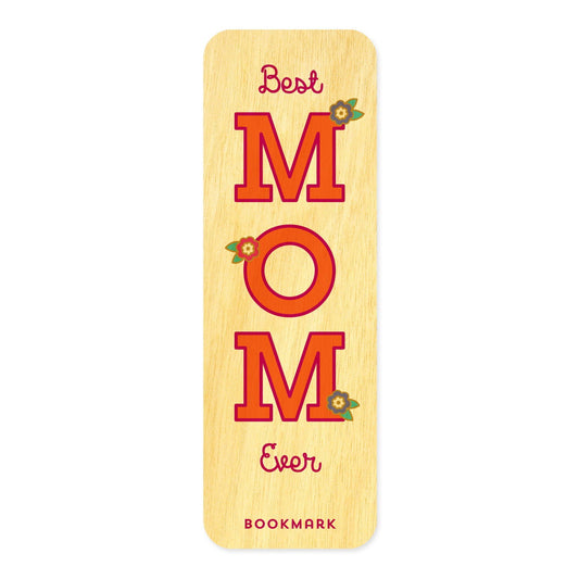 Best Mom Mini Wood Bookmark