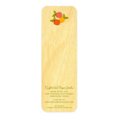Chapter Fruit Mini Wood Bookmark