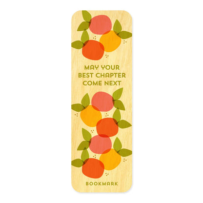 Chapter Fruit Mini Wood Bookmark