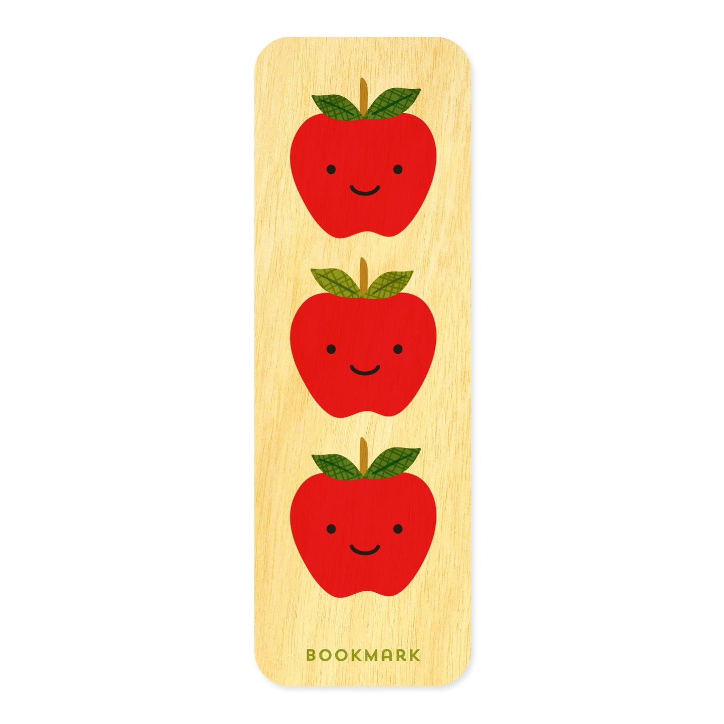 Apples Mini Wood Bookmark