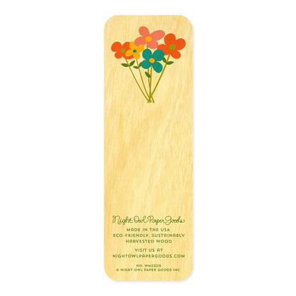 Thank You Flowers Bookmark Thank You Card