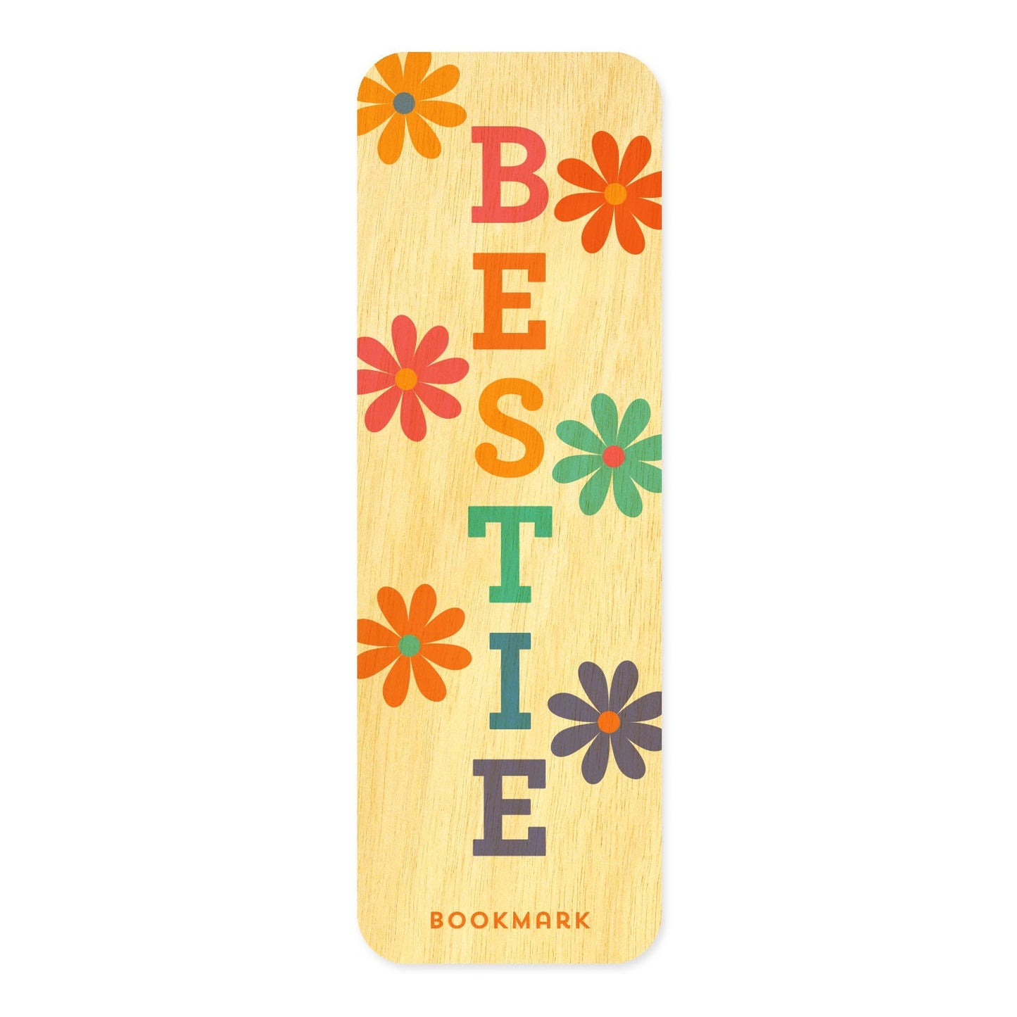 Bestie Mini Wood Bookmark