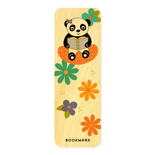Panda Mini Wood Bookmark