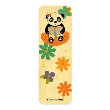 Panda Pages Bookmark Birthday Card