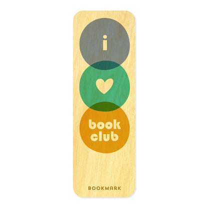 Book Club Mini Wood Bookmark