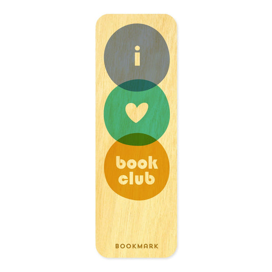 Book Club Mini Wood Bookmark