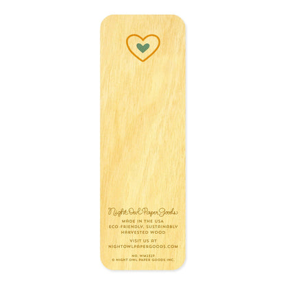 Love Mini Wood Bookmark
