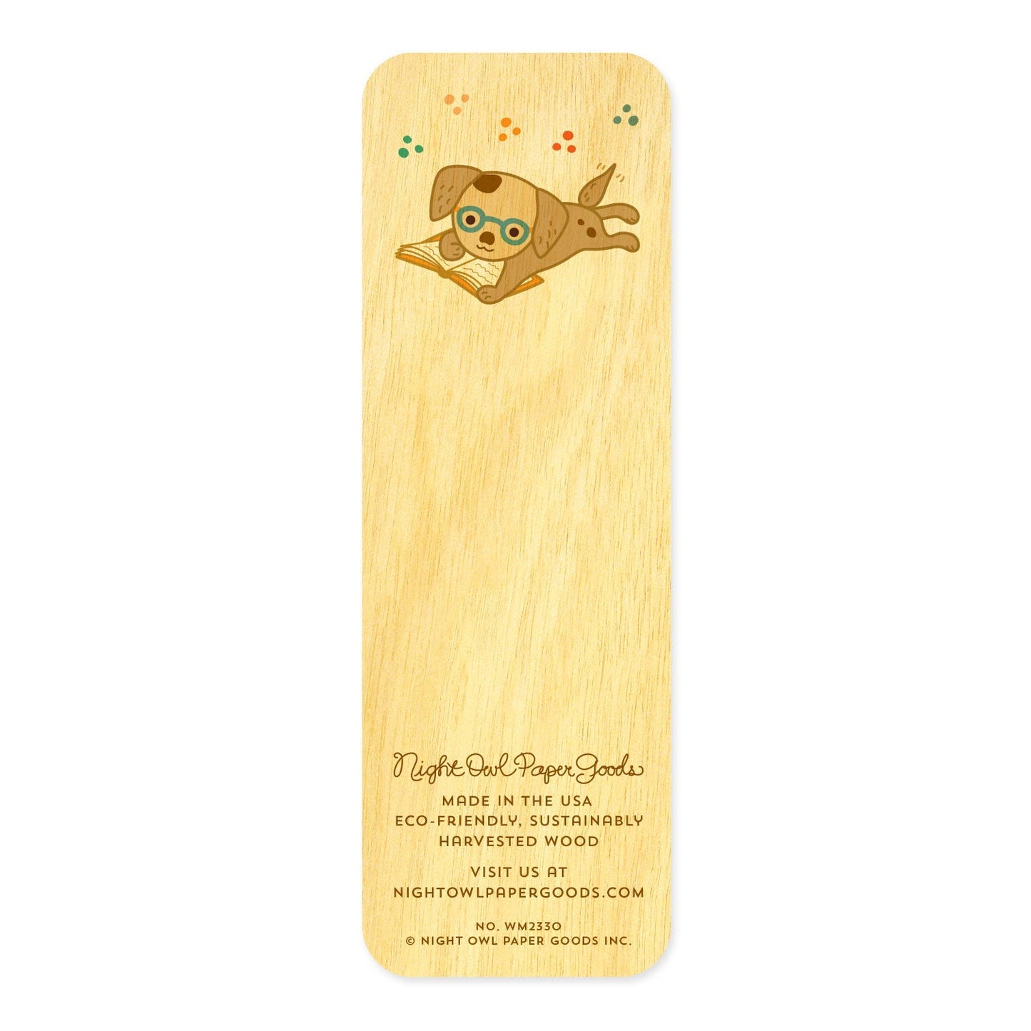 Reading Retriever Book Buddies Wood Mini Bookmark + Pin Gift Set