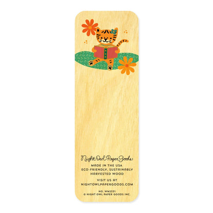 Tiger Tales Book Buddies Wood Mini Bookmark + Pin Gift Set
