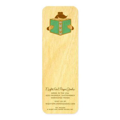 Love to Read Book Buddies Wood Mini Bookmark + Pin Gift Set