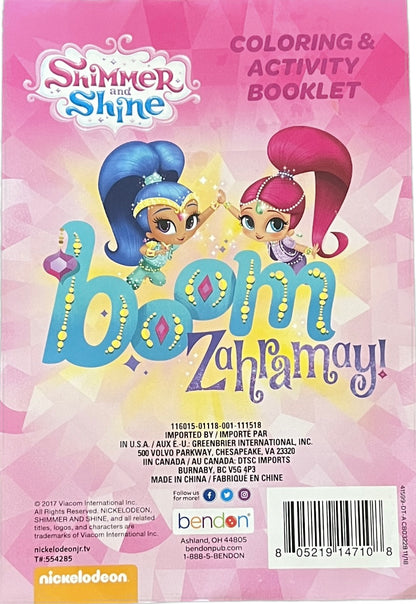 Shimmer and Shine: Be Jeweled! Coloring & Activity Booklet