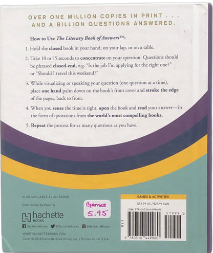 The Literary Book of Answers by Carol Bolt