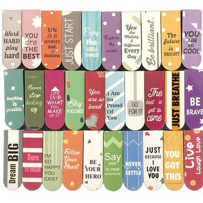 Inspirational Quotes Magnetic Bookmarks