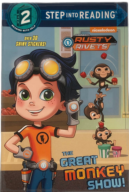 The Great Monkey Show! (Rusty Rivets) (Step into Reading) by Delphine Finnegan