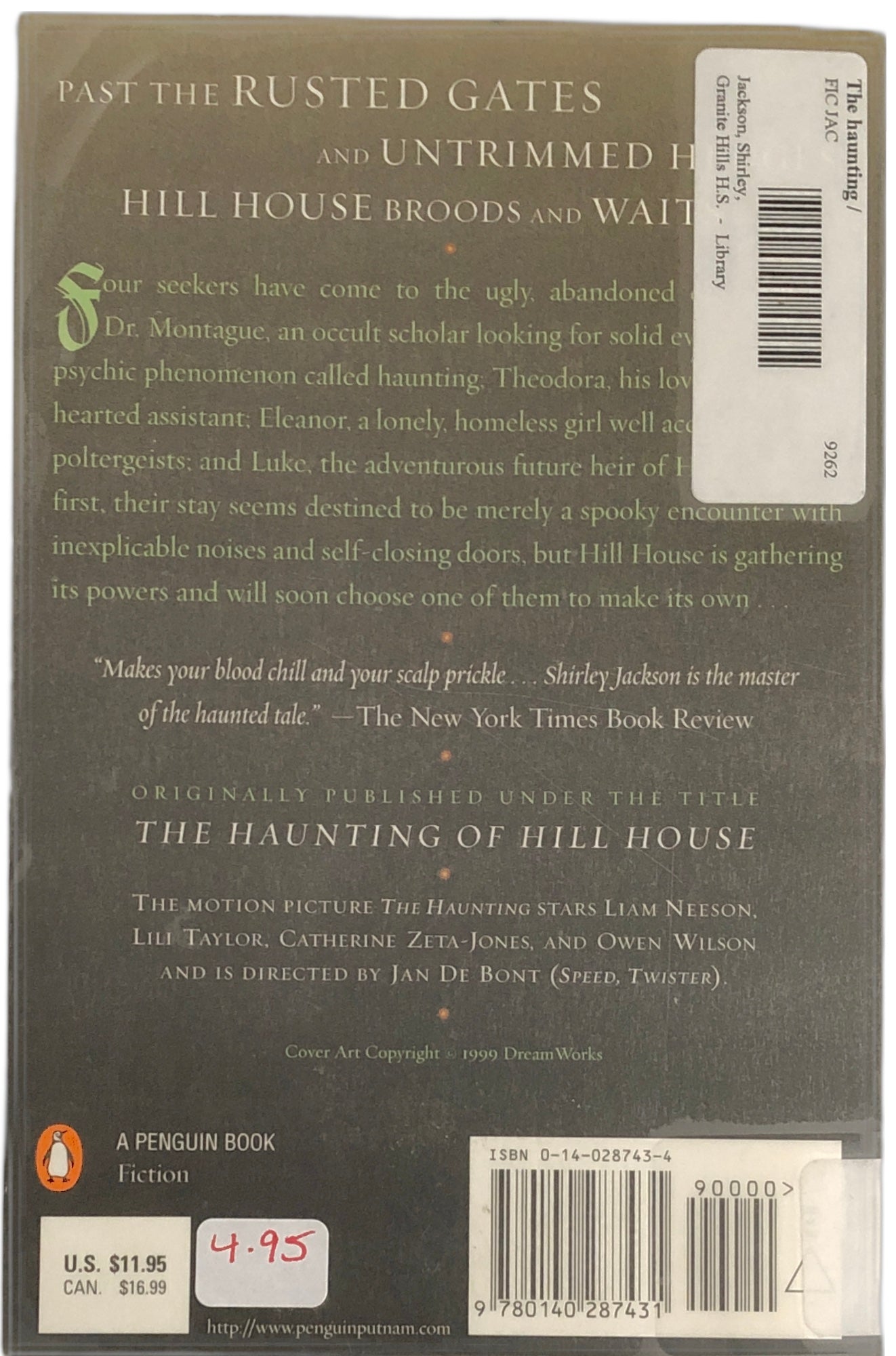 The Haunting by Shirley Jackson