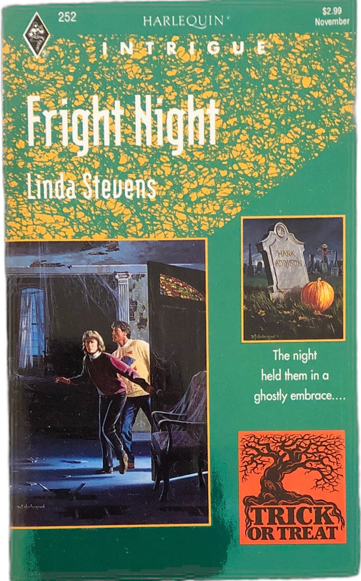 Fright Night (Harlequin Intrigue, No 252) by Linda Stevens