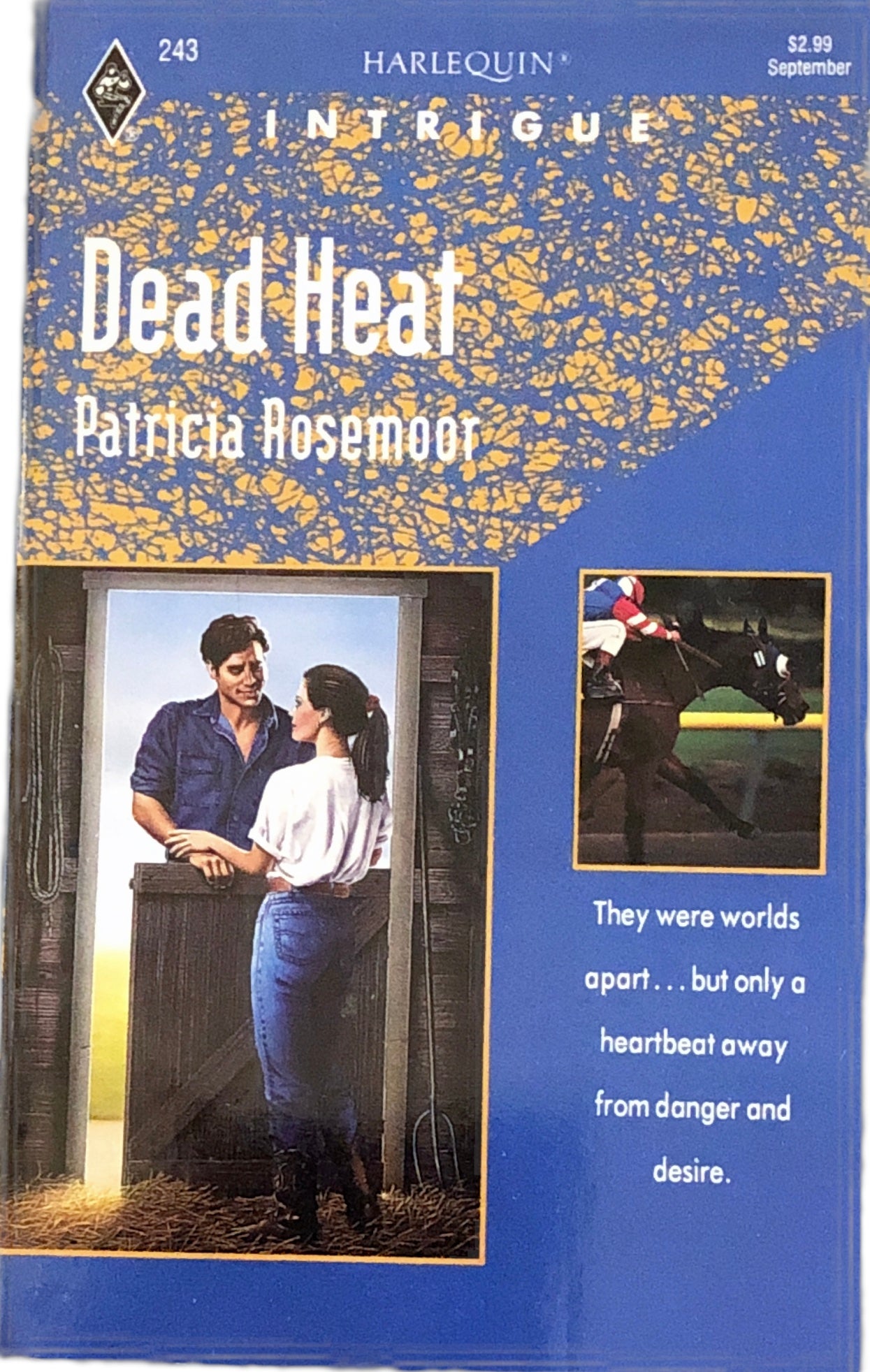 Dead Heat (Harlequin Intrigue, No 243) by Patricia Rosemoor