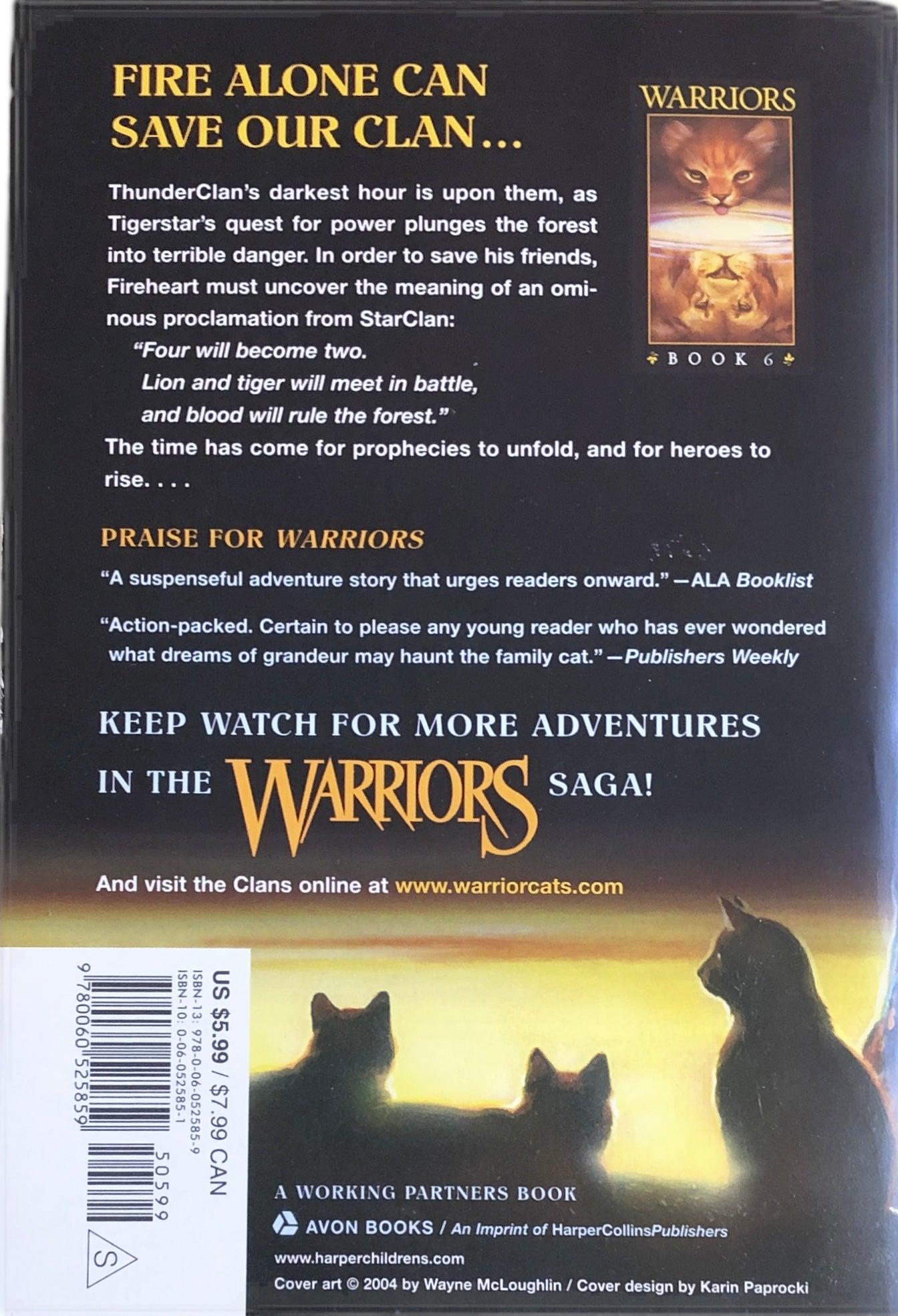 Warriors: The Darkest Hour (The Prophecies Begin Book #6) by Erin Hunter