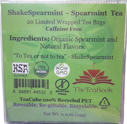 ShakeSpearmint (Shakespeare) - Organic Mint Tea