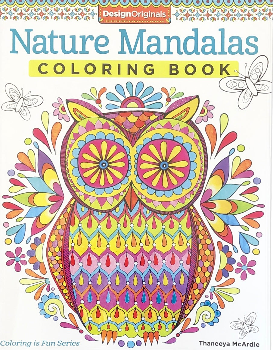 Nature Mandalas Coloring Book