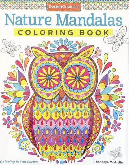 Nature Mandalas Coloring Book