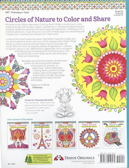 Nature Mandalas Coloring Book