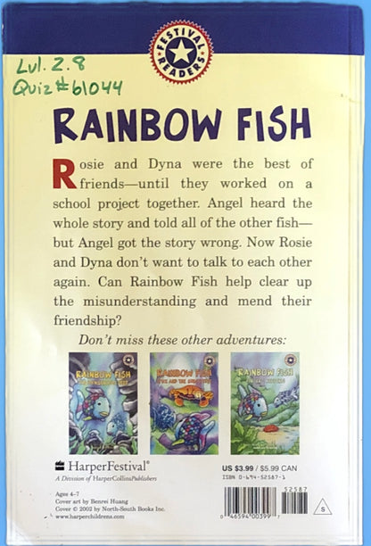 Rainbow Fish Tattle Tale by Harper Collins Publishers