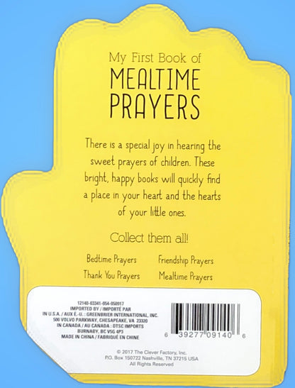 My First Book of Mealtime Prayers